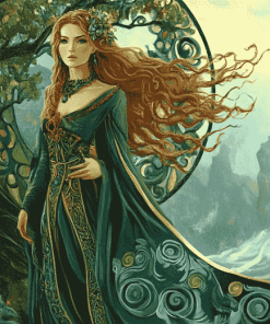 Irish Fantasy Goddess Diamond Painting