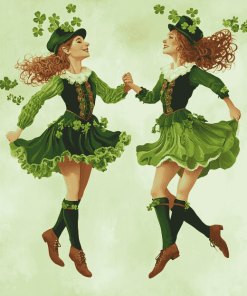 Irish Leprechaun Dance Diamond Painting