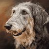 Irish Wolfhound Puppy Diamond Painting