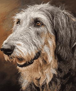 Irish Wolfhound Puppy Diamond Painting