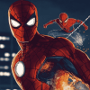 Iron Man and Spiderman Heroes Diamond Painting