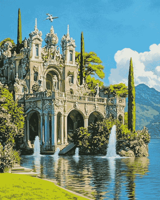 Isola Bella Palaces Diamond Painting