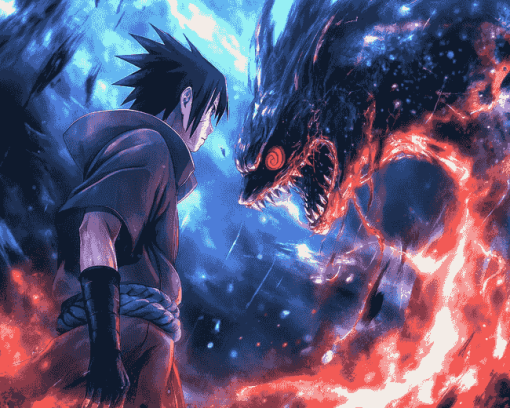 Itachi and Sasuke Anime Diamond Painting