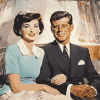 JFK Jacqueline Art Diamond Painting