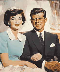 JFK Jacqueline Art Diamond Painting