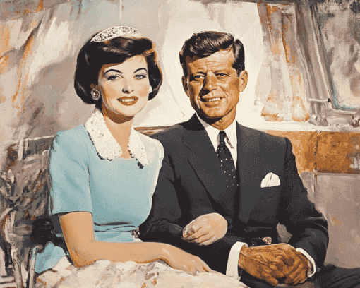 JFK Jacqueline Art Diamond Painting