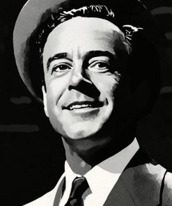 Jack Lemmon Monochrome Diamond Painting