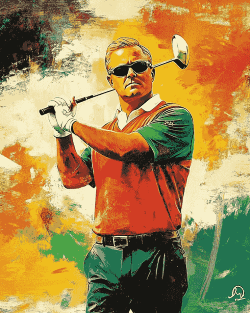 Jack Nicklaus Golf Icon Diamond Painting