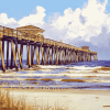 Jacksonville Beach Pier Diamond Painting