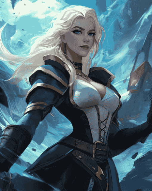 Jaina Proudmore Video Game Diamond Painting