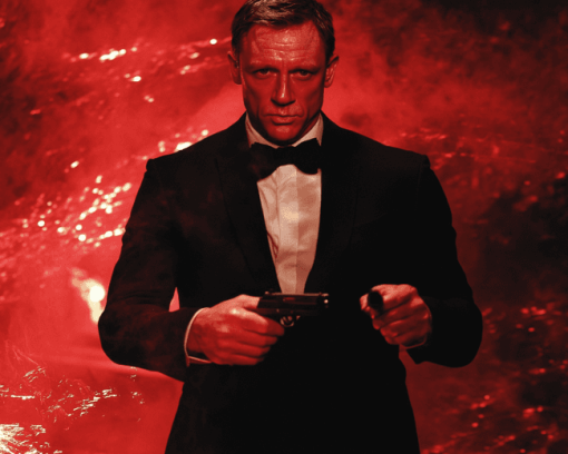 James Bond Action Diamond Painting