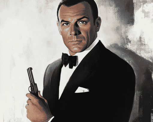 James Bond Character Diamond Painting