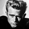 James Dean Black and White Diamond Painting