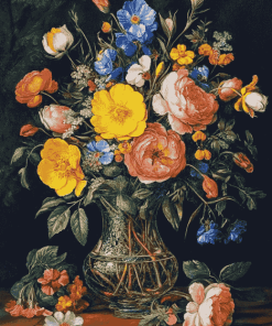 Jan Brueghel's Blooming Vase Diamond Painting