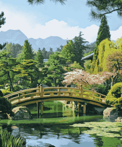 Japanese Mountain Gardens Diamond Painting