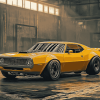 Javelin AMX Classic Car Diamond Painting