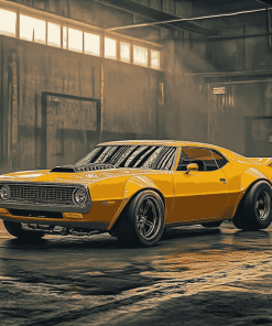 Javelin AMX Classic Car Diamond Painting