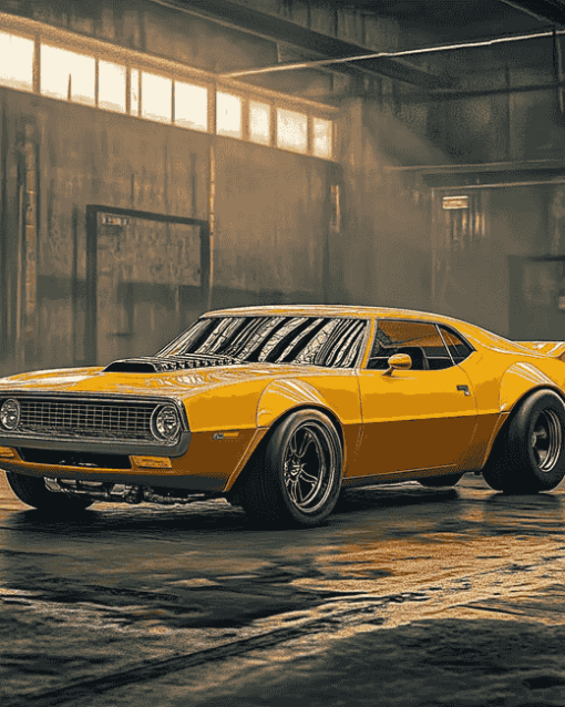 Javelin AMX Classic Car Diamond Painting