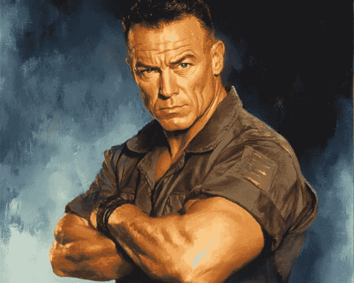 Jean Claude Van Damme Diamond Painting