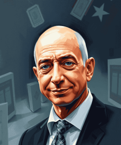 Jeff Bezos Business Icon Diamond Painting