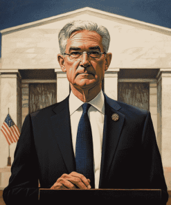 Jerome Powell Iconic Politicians Diamond Painting