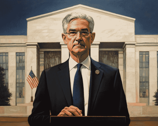 Jerome Powell Iconic Politicians Diamond Painting