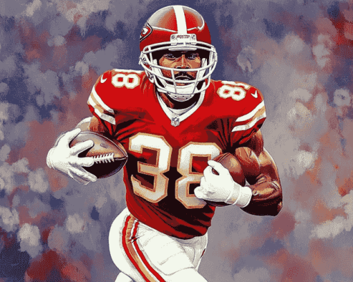 Jerry Rice Iconic Football Diamond Painting