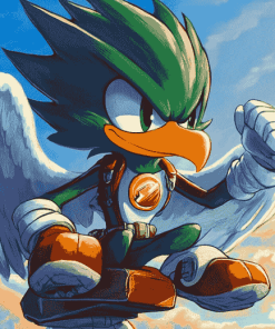 Jet The Hawk Sonic Diamond Painting