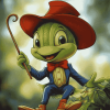 Jiminy Cricket Animation Diamond Painting