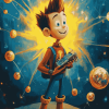 Jimmy Neutron Cartoon Diamond Painting