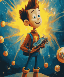 Jimmy Neutron Cartoon Diamond Painting