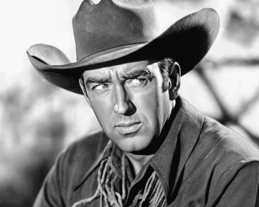 Jimmy Stewart Cowboy Diamond Painting