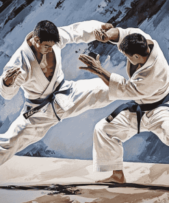 Jiu Jitsu Martial Arts Diamond Painting