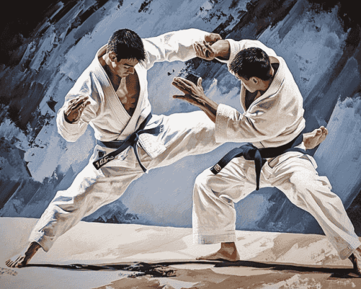 Jiu Jitsu Martial Arts Diamond Painting