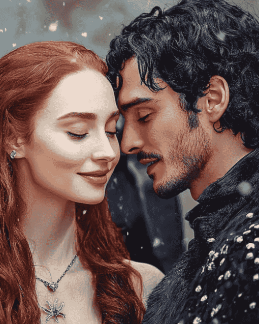 Joe Jonas and Sophie Turner Diamond Painting