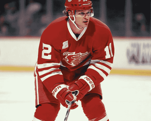 Joe Kocur Detroit Redwings Diamond Painting