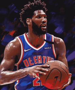 Joel Embiid Basketball Icon Diamond Painting