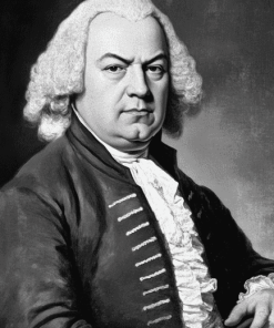 Johann Sebastian Bach Vintage Diamond Painting