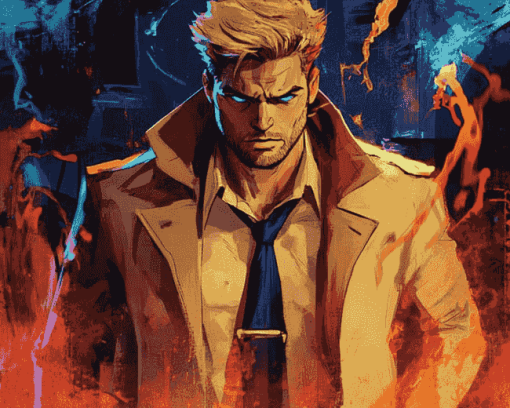 John Constantine Animated Series Diamond Painting