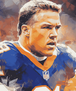 John Elway Iconic Athlete Diamond Painting