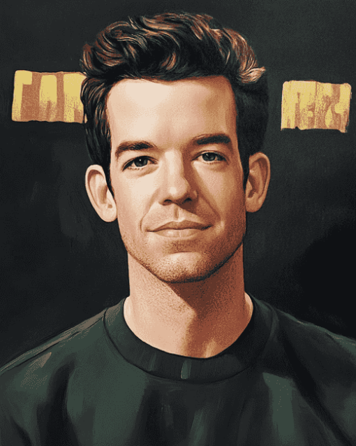 John Mulaney Celebrity Diamond Painting