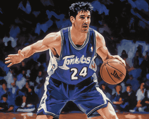 John Stockton Basketball Legend Diamond Painting