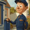 Julian and Postman Pat Animation Diamond Painting