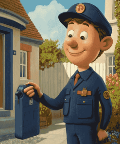 Julian and Postman Pat Animation Diamond Painting