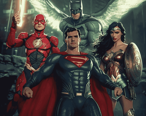 Justice League Superheroes Diamond Painting