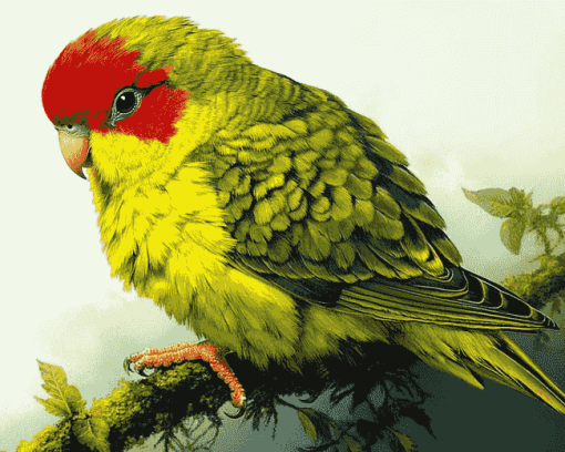 Kakariki Parrots Diamond Painting