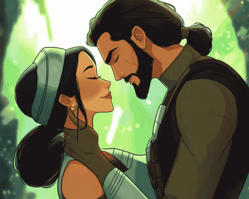 Kanan and Hera Romance Diamond Painting