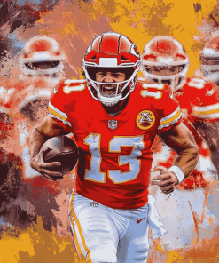 Kansas City Chiefs Football Diamond Painting