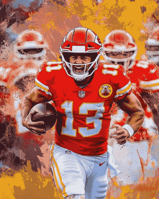 Kansas City Chiefs Football Diamond Painting