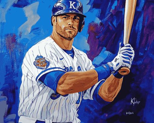 Kansas City Royals Baseball Players Diamond Painting